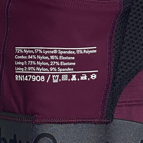 Outdoor Voices Doing Things Bra In Eggplant Purple Size Small - Picture 4 of 5